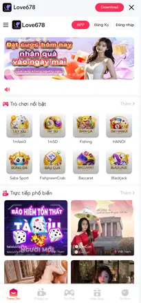 Tải Ngay LOVE678 App để Trải Nghiệm Mượt Mà