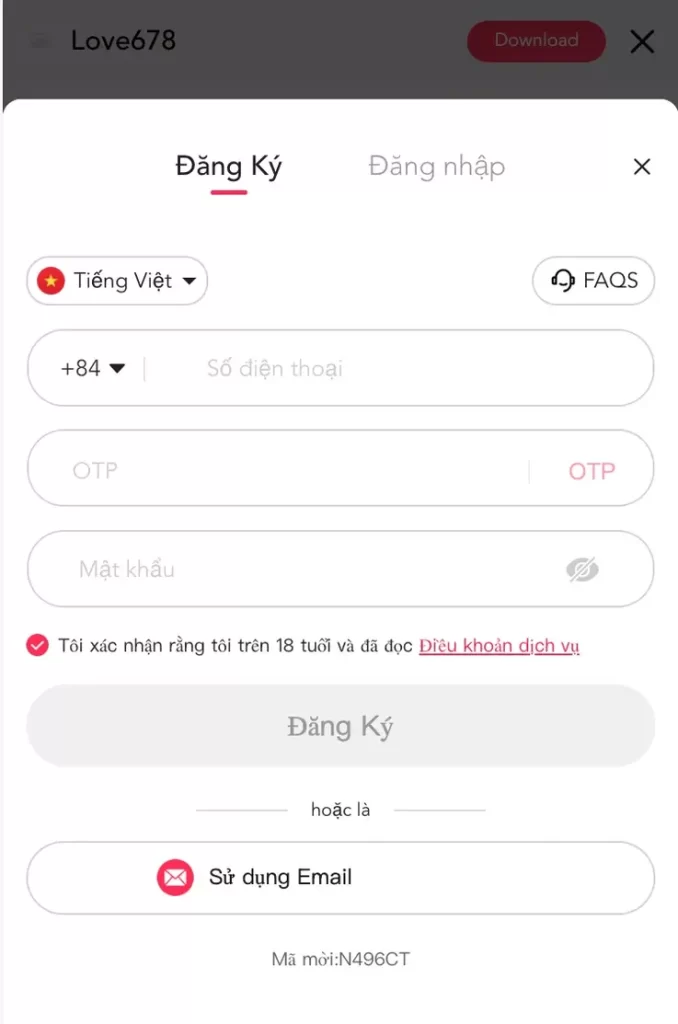 Hướng Dẫn LOVE678 Đăng Ký & Đăng Nhập Nhanh Chóng